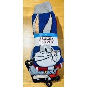 Looney Tunes Men's Casual Crew Socks 6 Pack Size 6-12